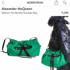 Alexander McQueen Green Shoulder Bag